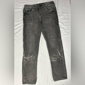 True Religion Men's Charcoal Slim Jeans